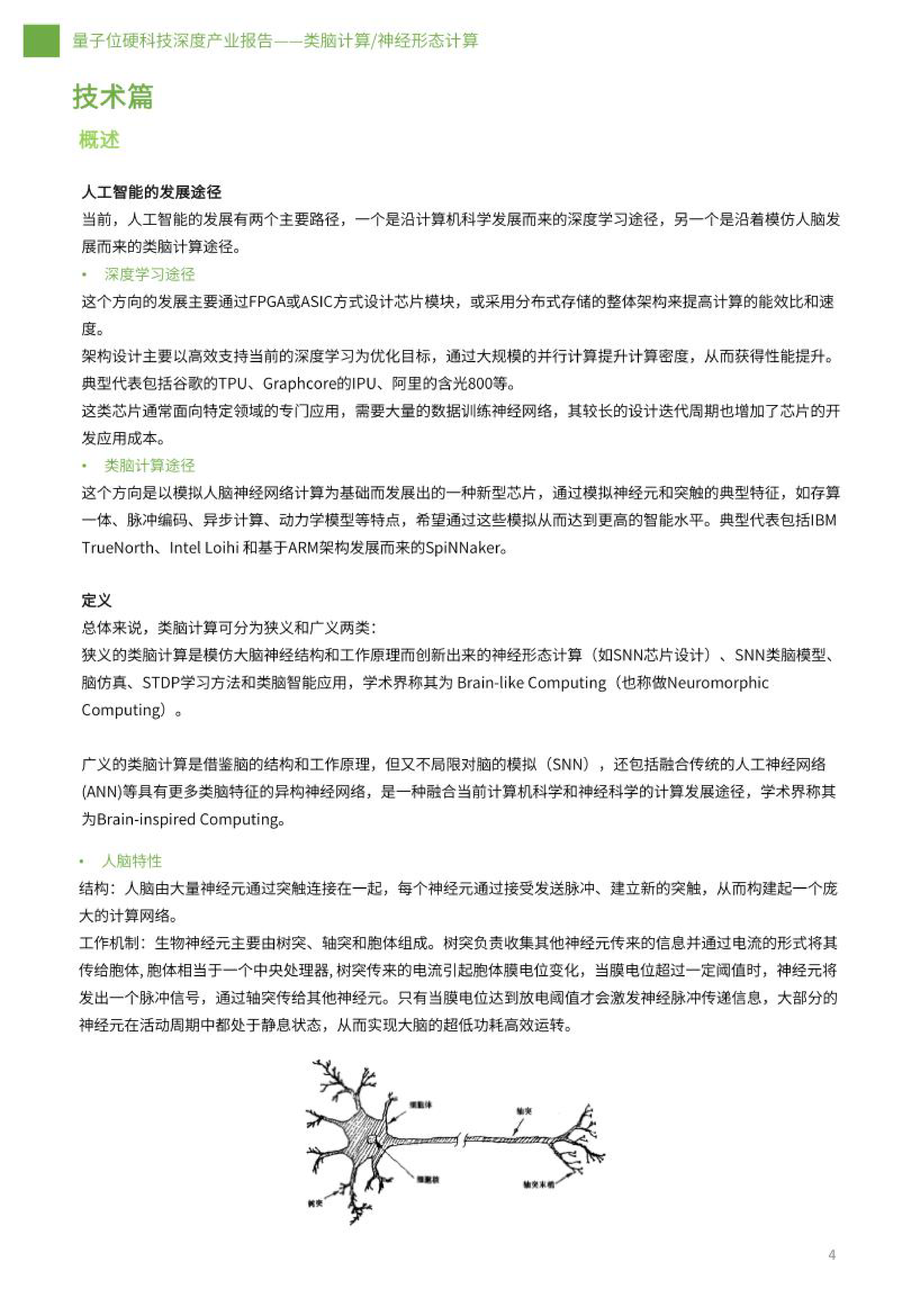 量子位类脑计算-神经形态计算深度产业报告27页